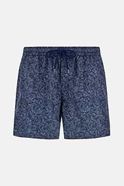 Maillot De Bain Imprimé Motif Fantaisie, bleu marine, hi-res