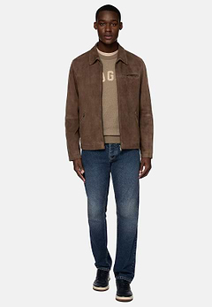 Bemberjacke Aus Echtem Veloursleder