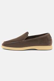 Mocassins Aria En Daim, Marron foncé, thumb, 1