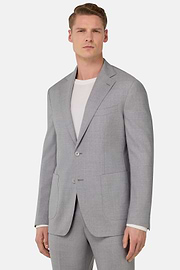 B Aria Light Grey Wool Jacket, Light grey, hi-res