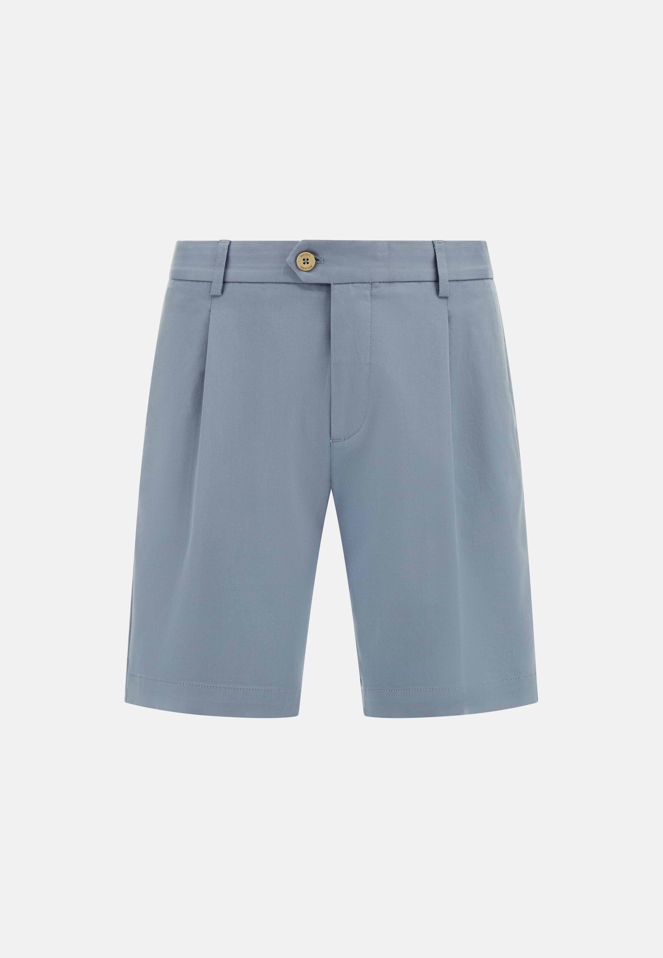 StretchCottonandTencelBermudaShorts
