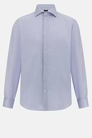 Regular Fit Cotton Shirt, Blue, hi-res