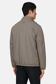 Technical Fabric Bomber Jacket, Brown, thumb, 3