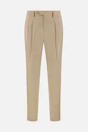 Pantalon En Coton Tencel, Beige, thumb, 5