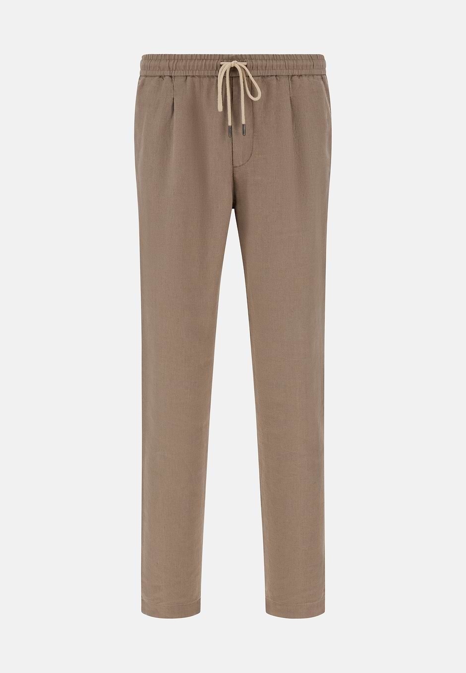 City Linen Trousers, Taupe, hi-res