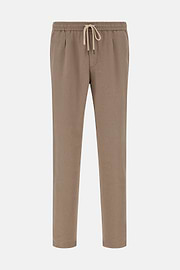 City Linen Trousers, Taupe, hi-res