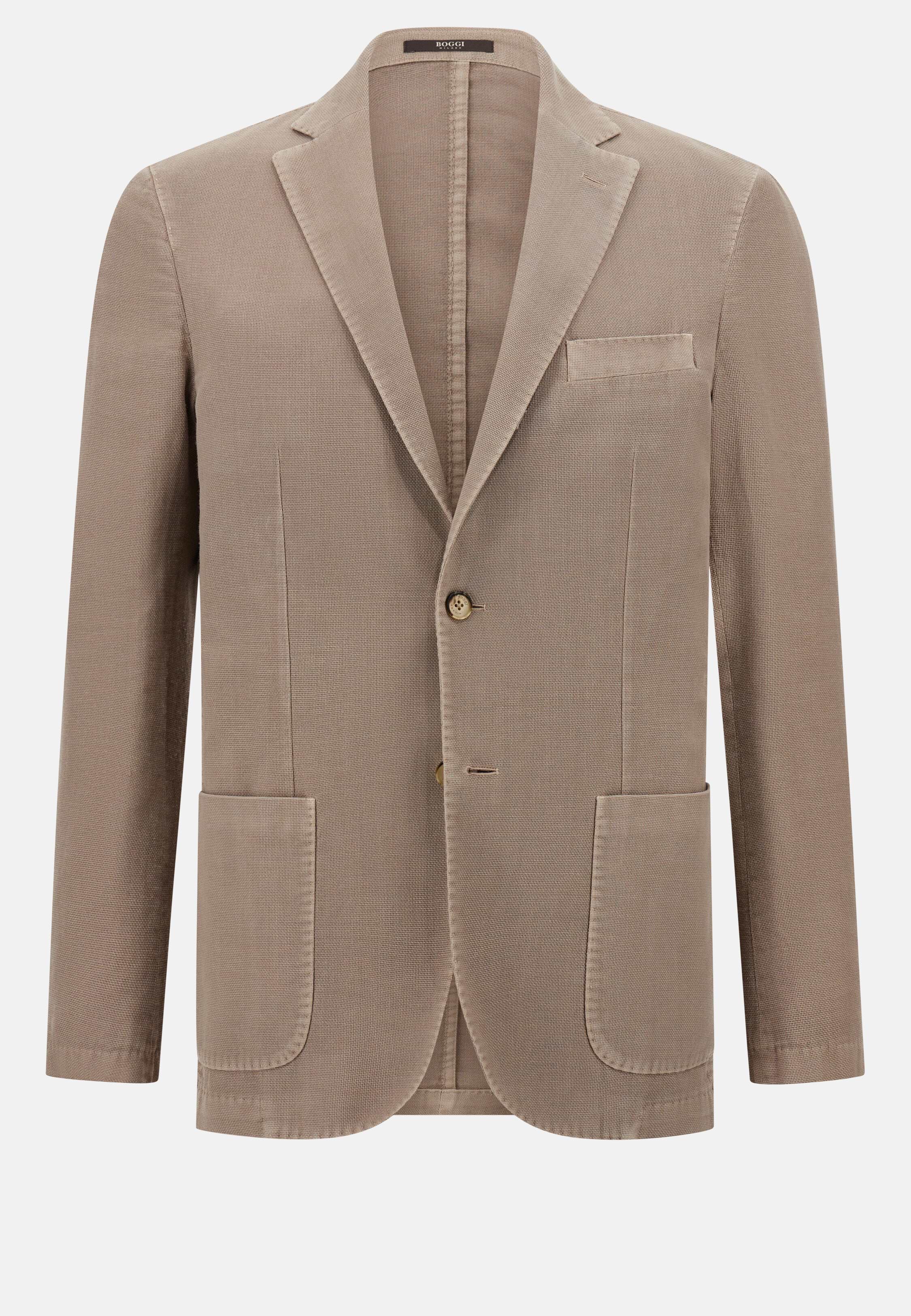 Men's Ramie Cotton Jacket | Boggi Milano