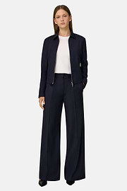 Blazer Volledige Rits Krijtstreep, Navy blue, thumb, 2