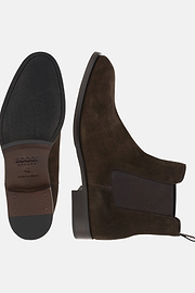 Suede Ankle Boots, Dark brown, thumb, 4