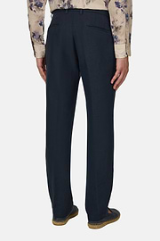 Linen Pants, Navy blue, thumb, 4