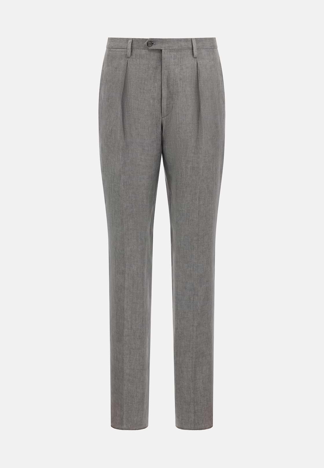 Pantalon En Pur Lin, Gris, hi-res, 5