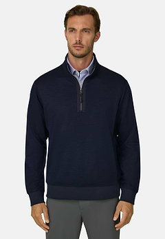 Quarter-Zip Sweatshirt in Wool Blend WOOLTECH