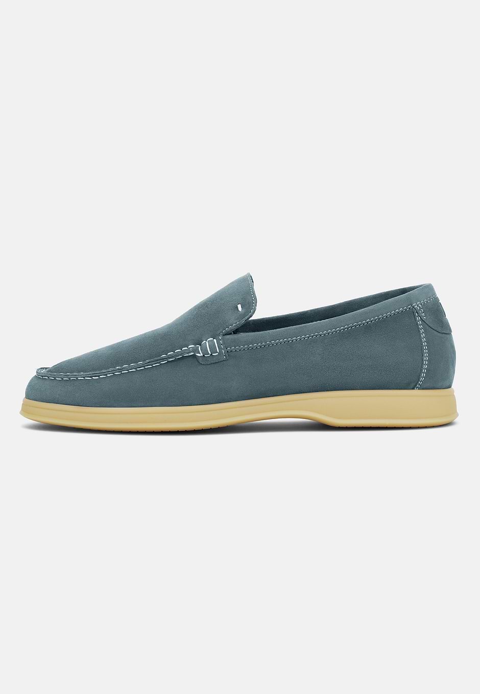 Mocassins Aria En Daim, Air-bleu, hi-res