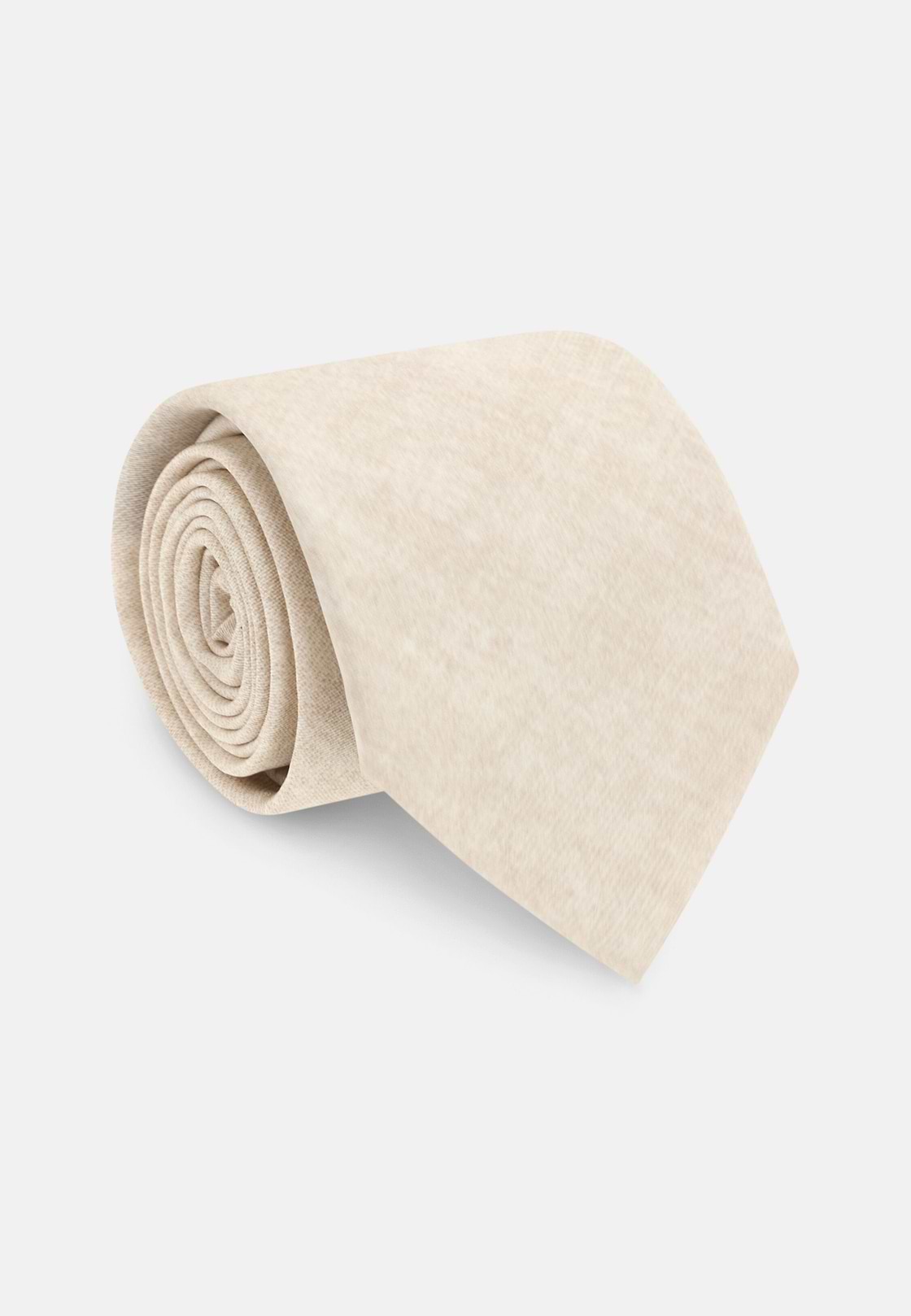 Corbata de Seda Efecto Jaspeado, Crema, hi-res, 2