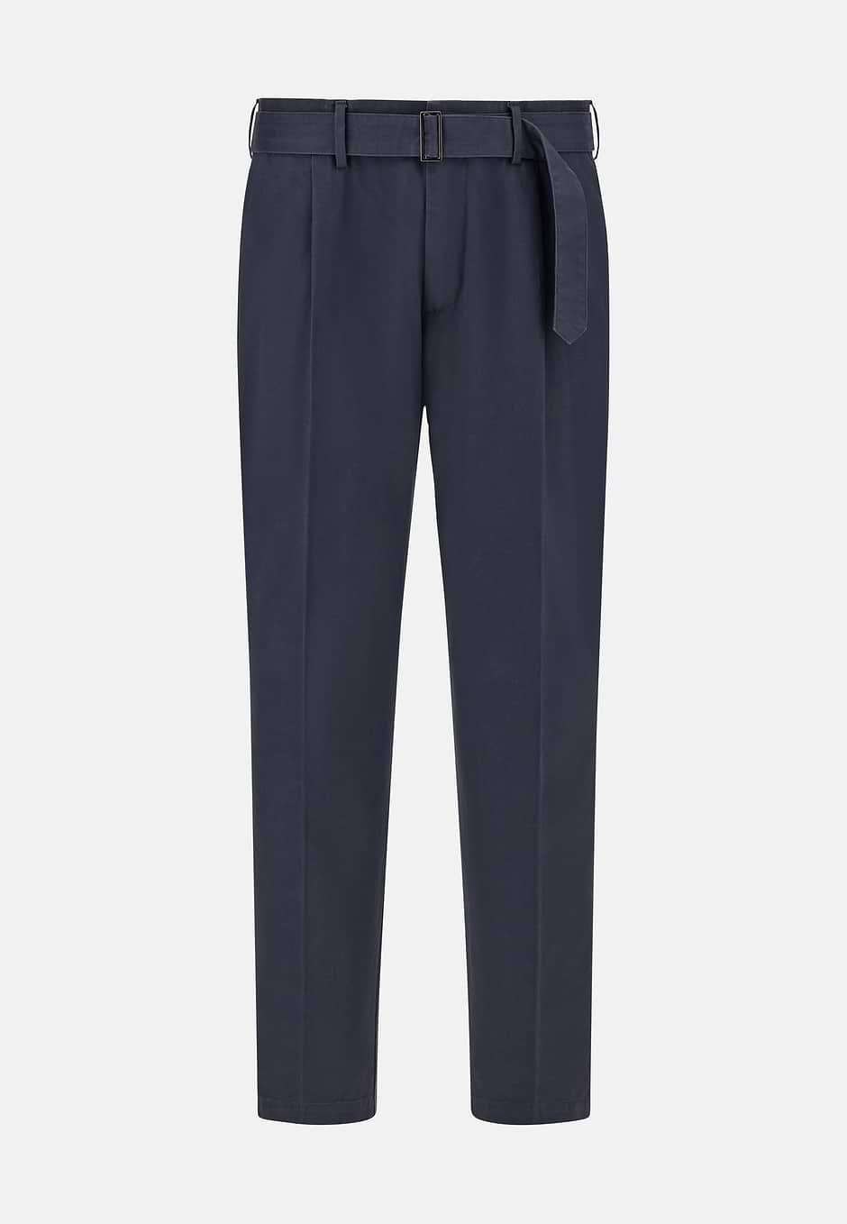 Cotton Trousers, Charcoal, hi-res