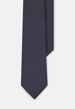 Tie Jacquard Micro Polka Dot Pattern Silk