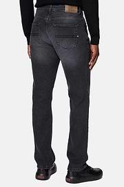 Vaquero De Denim Elástico Negro, Negro, hi-res