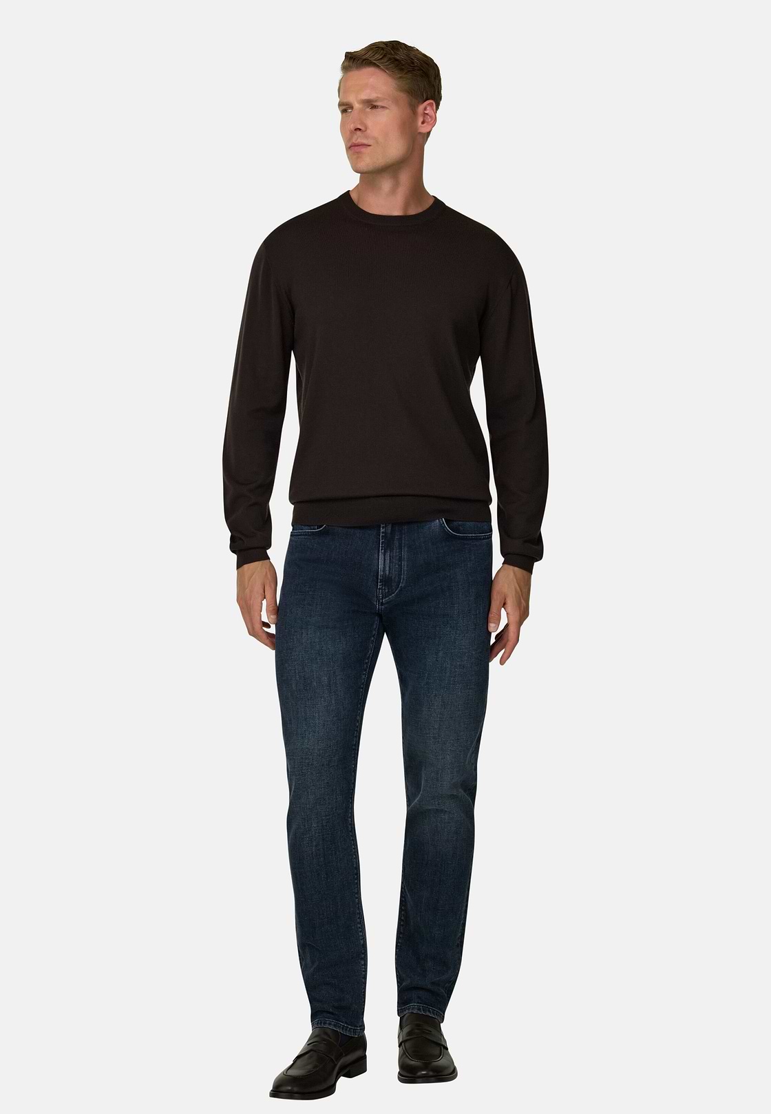 Jeans aus Stretchgewebe Denim Blau Black, Dunkelblau, hi-res, 2