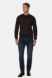 Jeans aus Stretchgewebe Denim Blau Black, Dunkelblau, thumb, 2