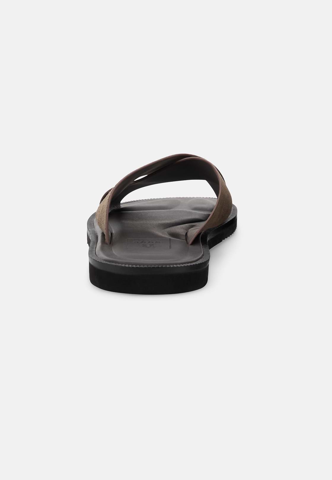 Slipper Aus Wildleder, Taupe, hi-res, 5