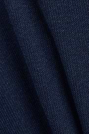 Blazer Gestructureerd Gemengd Katoen B Jersey, Indigo, thumb, 5