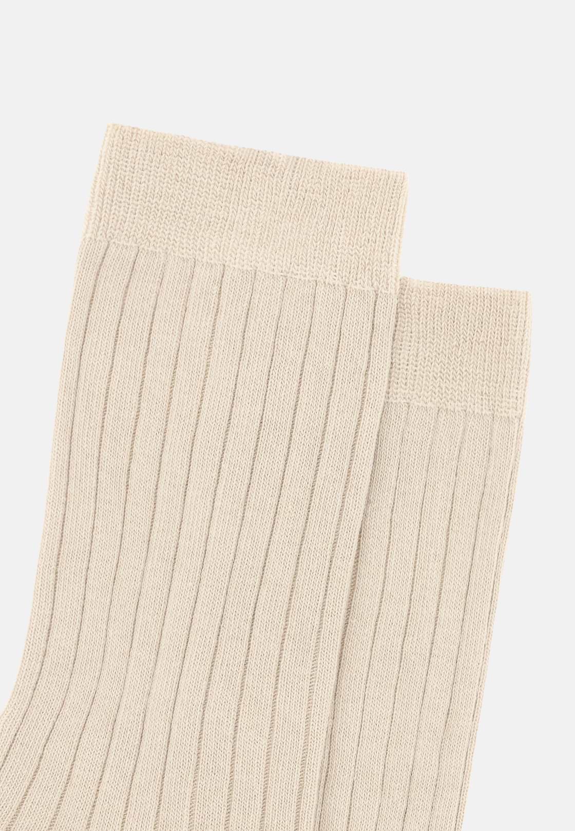 Gerippte Socken, Sand, hi-res, 3