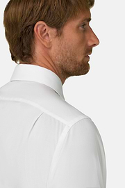 Regular Fit Pinpoint Cotton Shirt, White, thumb, 4