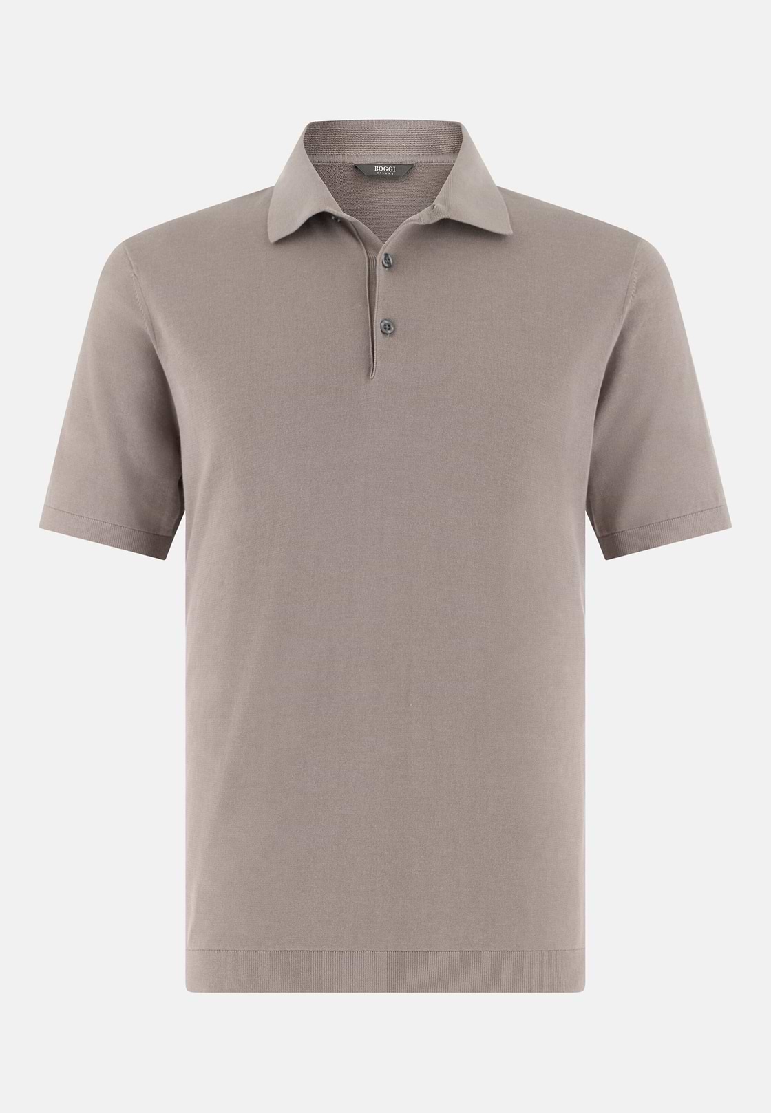 Polo In Cotone Crepe, Taupe, hi-res, 5