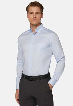 Hemd Aus Pin-Point-Baumwolle Regular Fit