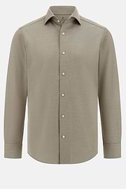 Polohemd Aus Japanischem Jersey Regular Fit, Taupe, hi-res