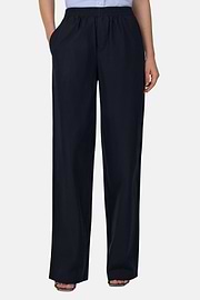 Pantaloni In Cotone, Navy, thumb, 2