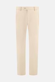 Pantalon En Coton Tencel Extensible, Sable, thumb, 5