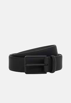 Rubberised Leather Belt With Logo
