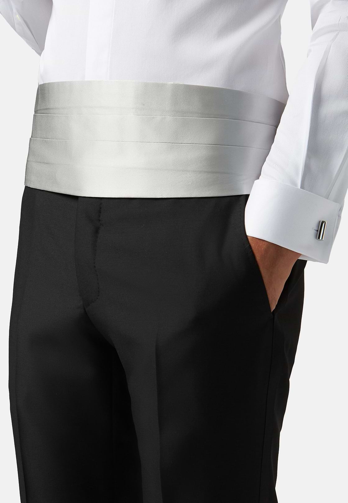 Kummerbund Aus Seide, , hi-res, 2