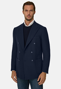 Jacket In Pure Wool Crepe