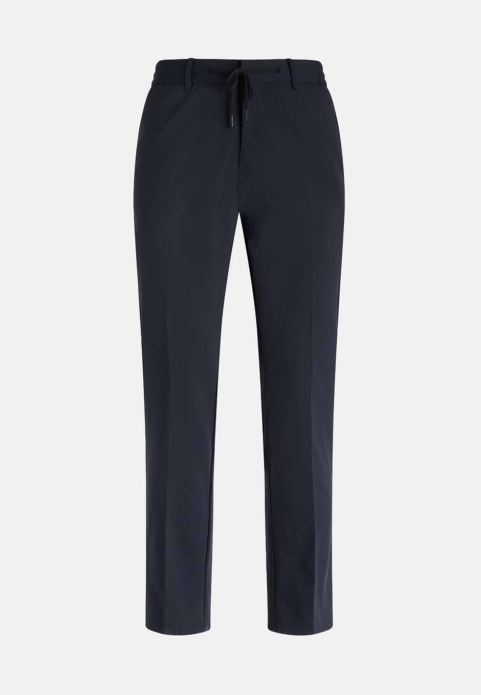 Btech Stretch Nylon Trousers, Navy blue, hi-res