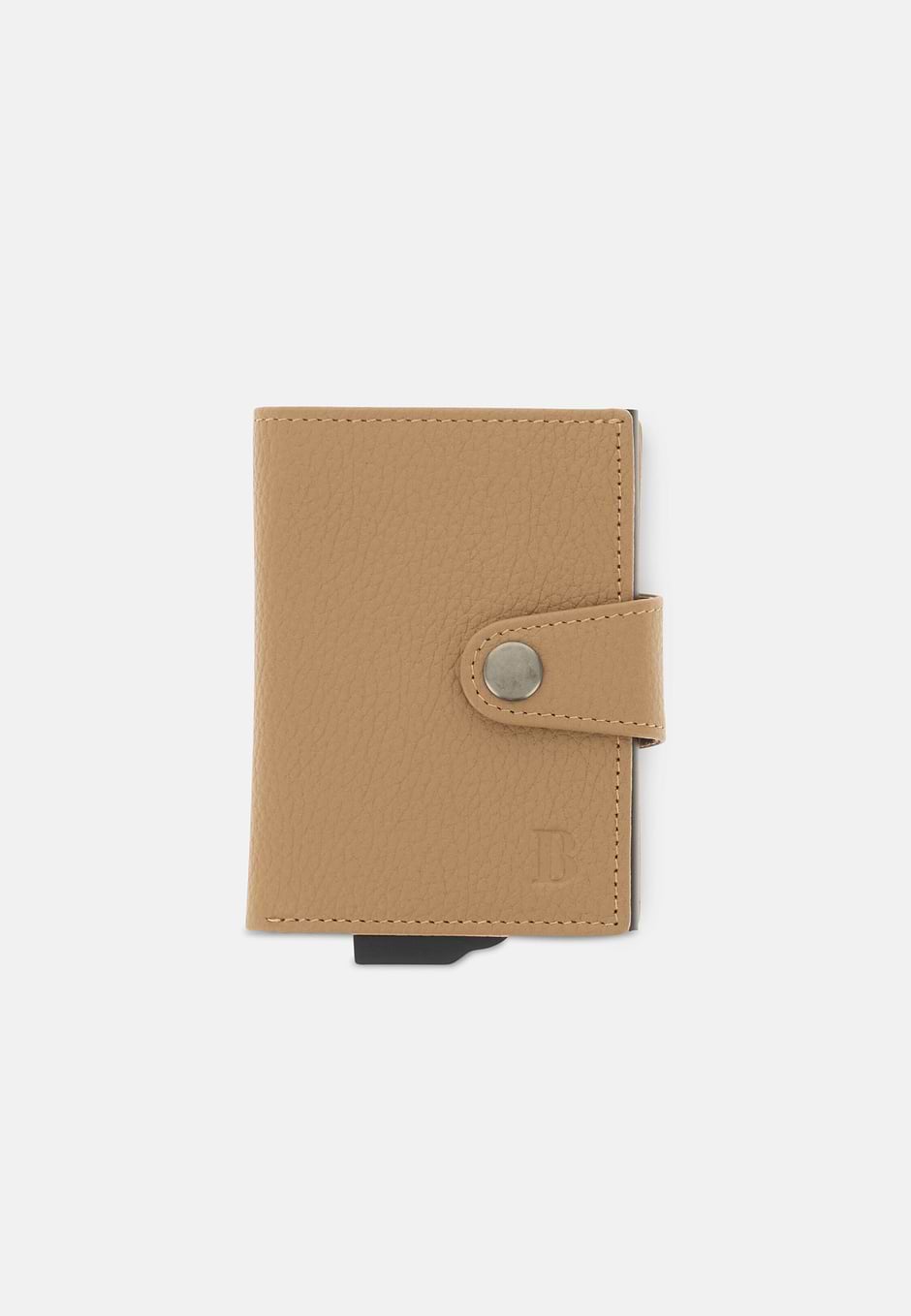 Credit Card Holder in Grained Leather, CAML, hi-res