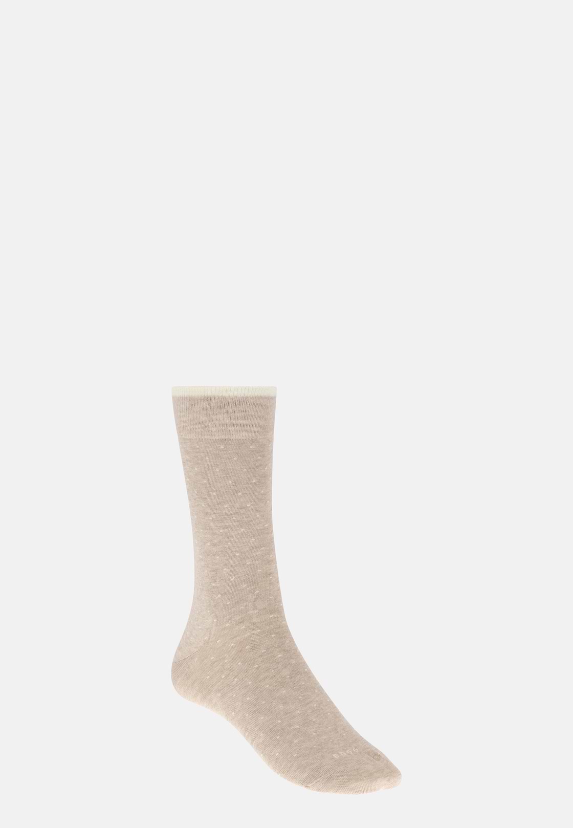 Socken mit Mikropunktemuster, Creme, hi-res, 1