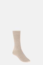 Socken mit Mikropunktemuster, Creme, thumb, 1