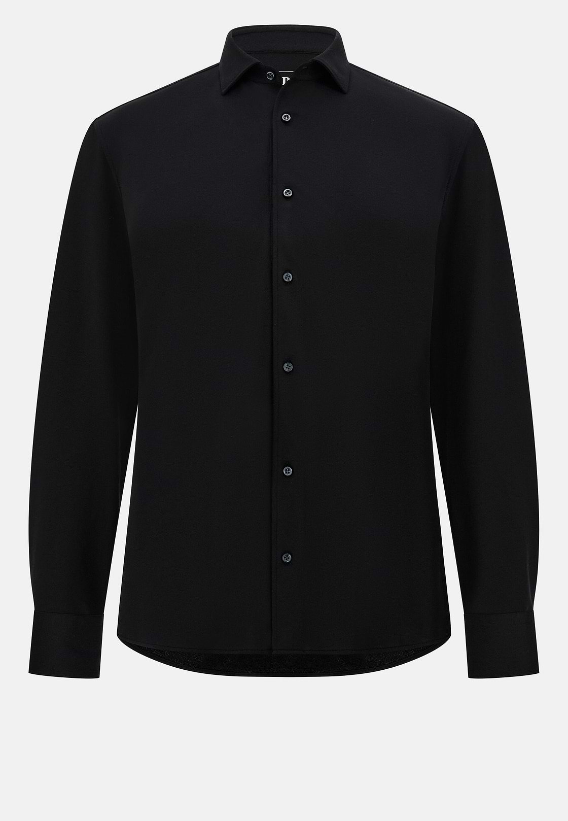 Polo camisa de piqué de alto rendimiento S.Cafè®Regular, Negro, hi-res