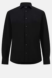 Polo camisa de piqué de alto rendimiento S.Cafè®Regular, Negro, hi-res