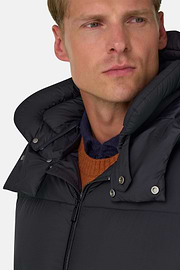 Bomberjack Gewatteerd in Ganzendons, Navy blue, thumb, 5
