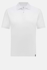 Jersey Polo Shirt, White, hi-res