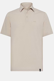 Polo En Coton Supima Stretch, Sable, hi-res