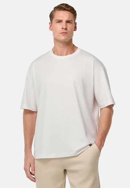 High-Performance S.Cafè® Jersey T-Shirt, White, hi-res