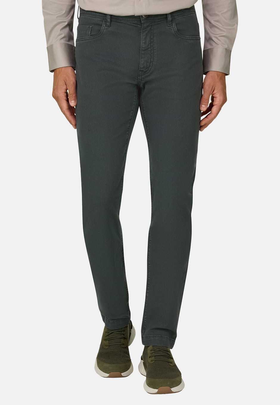 Jeans in Stretch Cotton Tencel, DKGE, hi-res