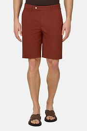 Bermudahose Aus Elastischem Nylon, Rot, thumb, 1