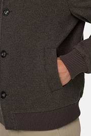 Jacket in Wool Blend, Taupe, thumb, 3