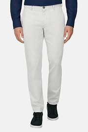 Pantalon En Coton Tencel Extensible, La glace, thumb, 1