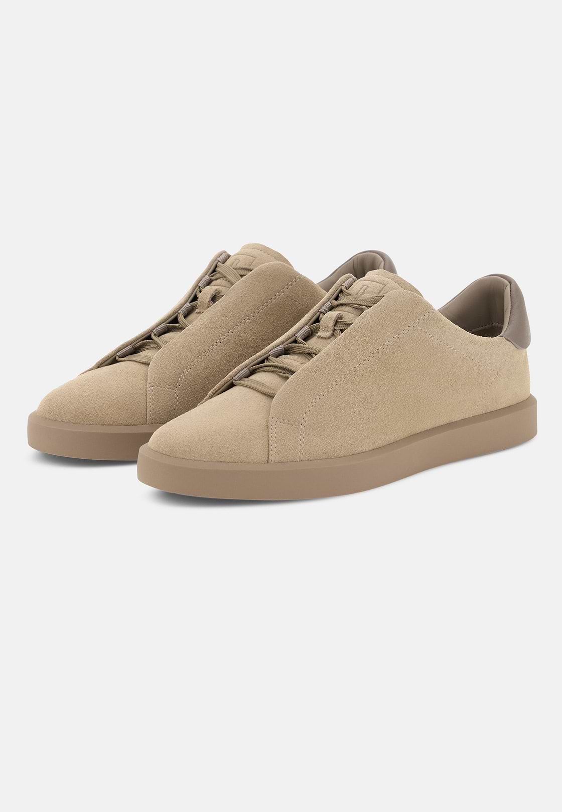 Sneakers Essence Aus Wildleder, Taupe, hi-res, 3